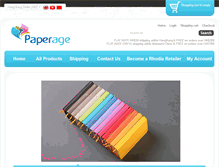 Tablet Screenshot of paperagenet.com